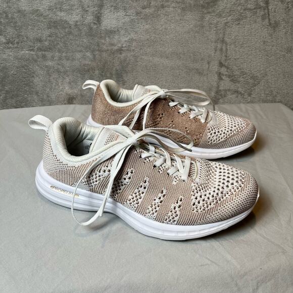 APL Shoes - APL Athletic Propulsion Labs Sz 8.5 Women's TechLoom Pro Ivory / Latte Athletic